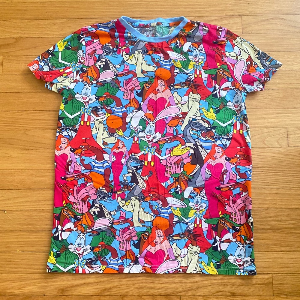 Rodger Rabbit Pattern Tshirt - image 1